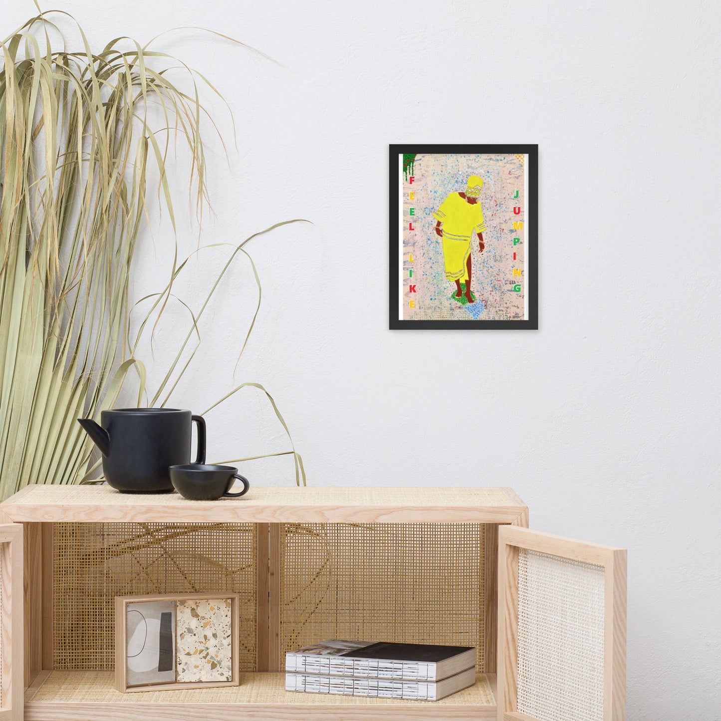 Framed poster