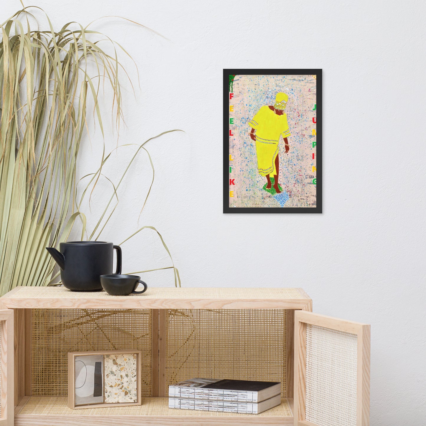 Framed poster