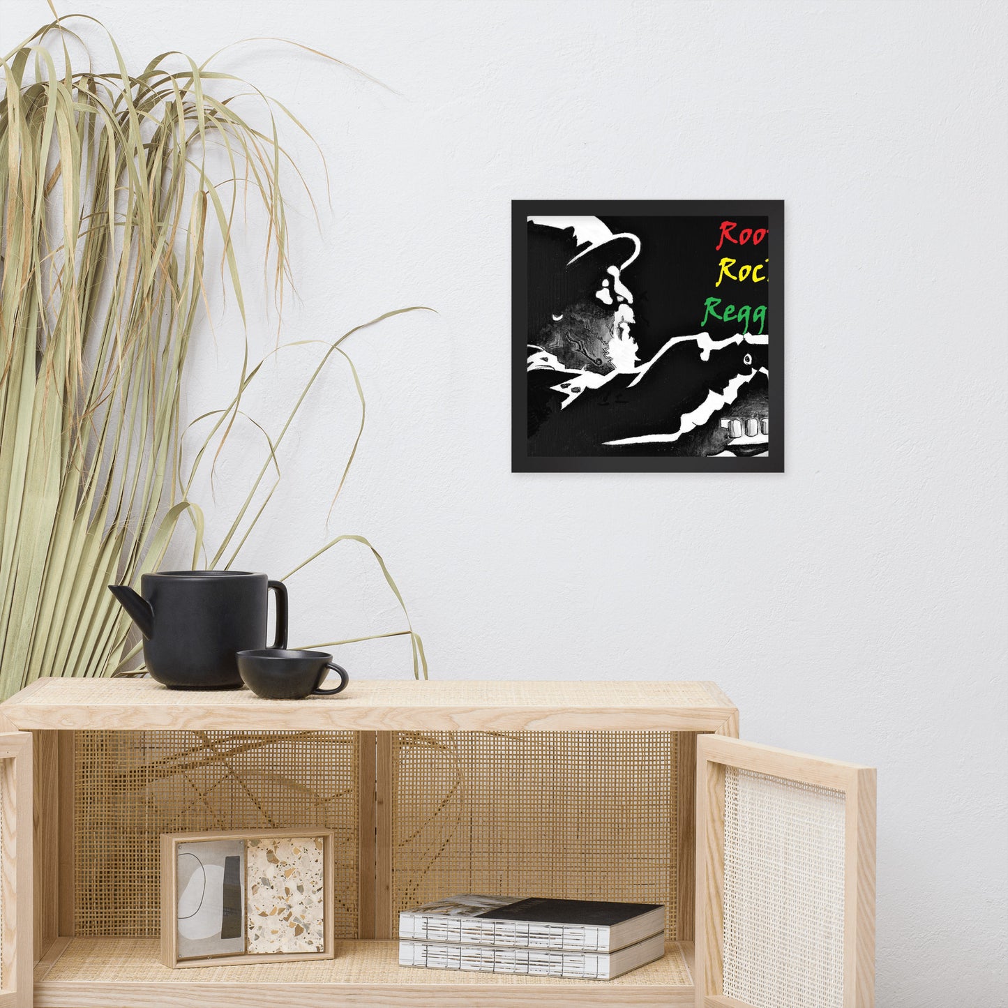 Framed poster