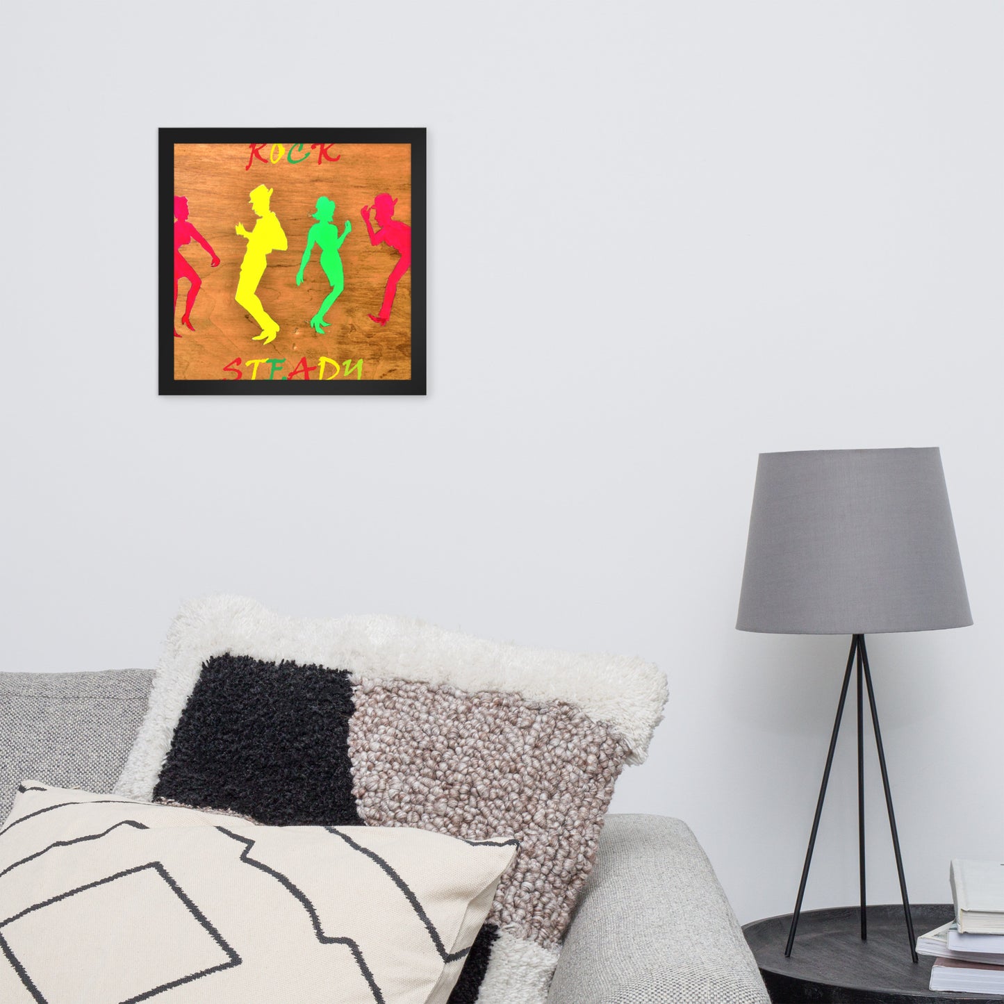 Framed poster