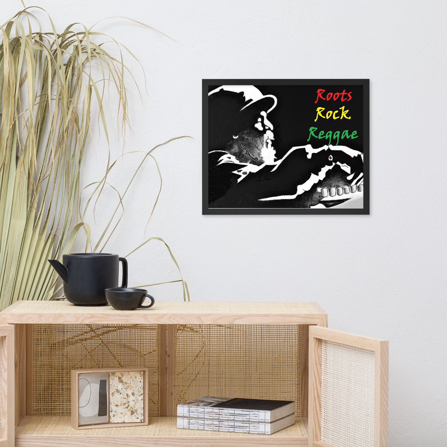 Framed poster