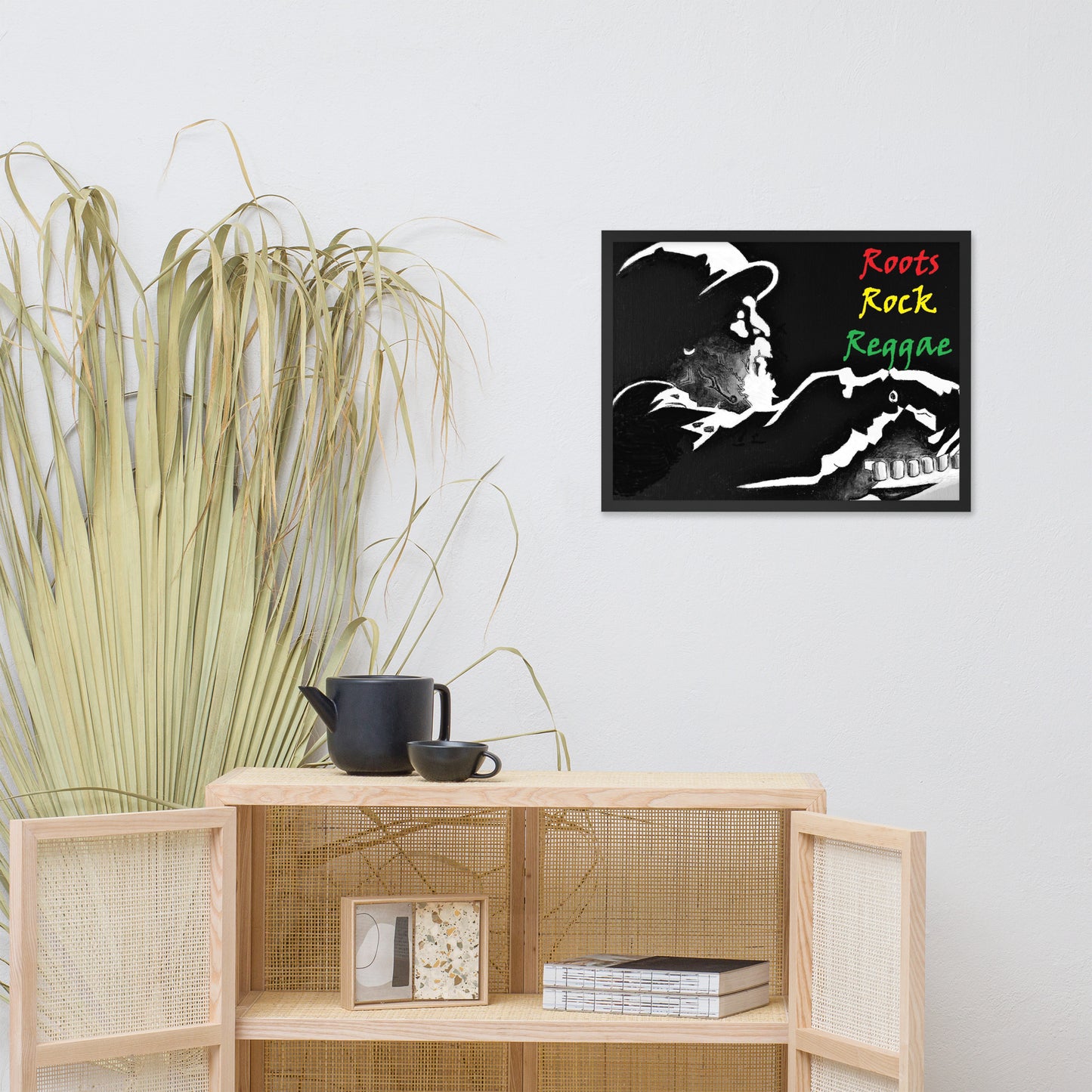Framed poster