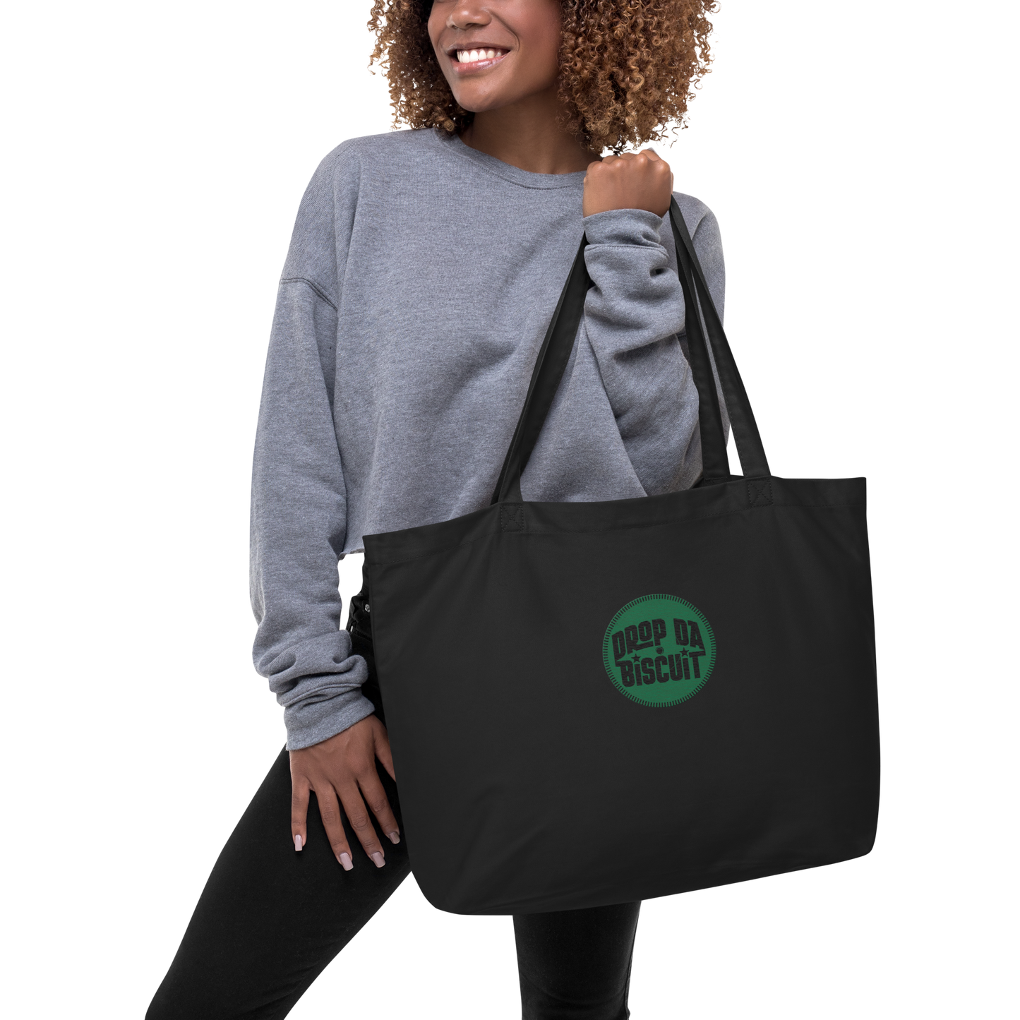 Large organic tote bag