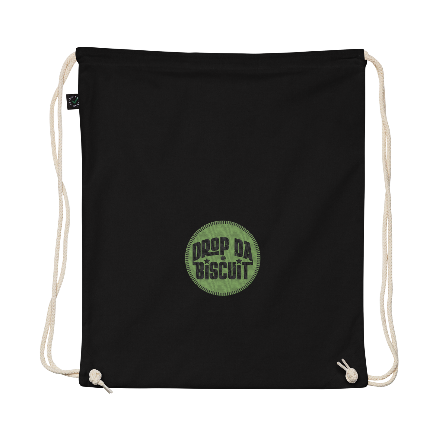 Organic cotton drawstring bag