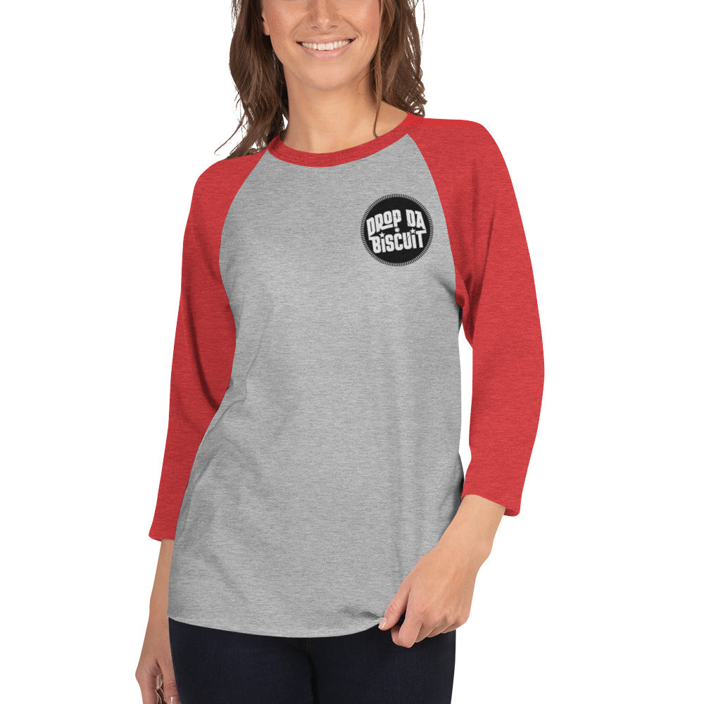 3/4 sleeve raglan shirt